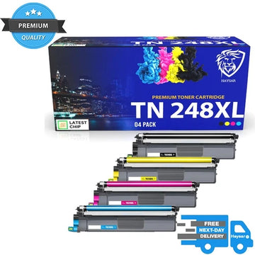 Compatible Brother TN-248XL High Capacity Cartridges DCP-L3515CDW DCP-L3520CDWE