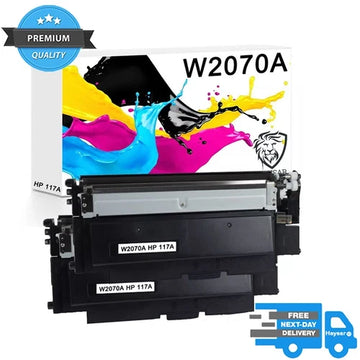 Twin Pack HP 117A Black Toner Cartridge W2070A HP Colour Laser 150a 150nw 179fnw