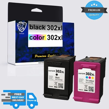 NEW HP 302XL Black & Tri-Colour Ink Cartridges For Deskjet 3630 2132 2130 3632