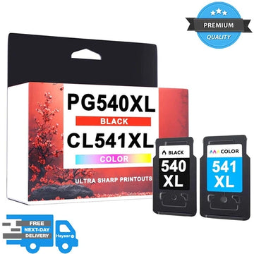 HAYSAR PG-540XL CL-541XL Replacement Ink Cartridges For Canon Pixma CMYK