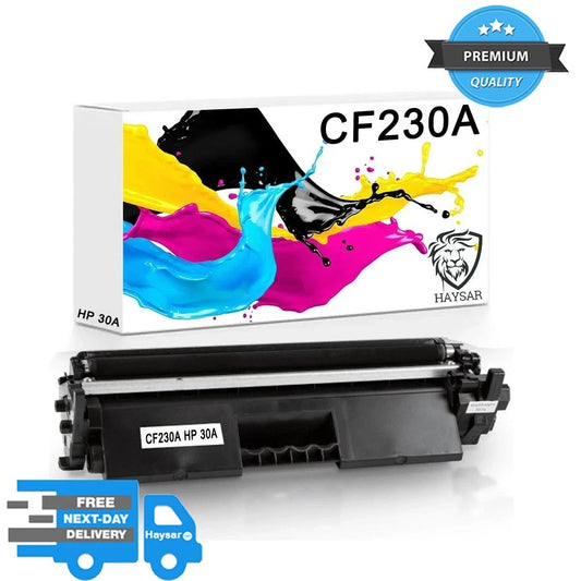 HAYSAR Compatible HP 30X (CF230X) High Capacity Black Toner Cartridge – For LaserJet Pro M203 / M227 – Fast UK Delivery