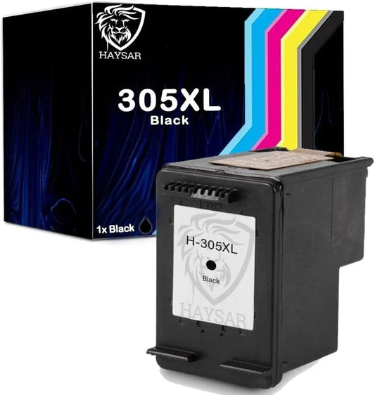 Compatible HP 305XL High Yield Black Ink Cartridge for DeskJet 2700, 2722, Envy 6000, 6010