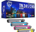 Compatible Brother TN241 / TN245 Toner 4-Pack CMYK | For HL-3170CDW