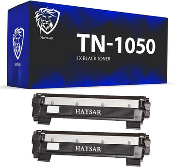 Compatible Brother TN1050 Black Toner Pack of 2 | HL-1210W DCP-1610W