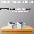 Compatible HP 201X Black Toners For HP Laserjet M252DW M252N M274n M277DW M277N