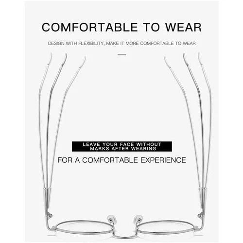 Ergonomic Unisex UV & Anti Blue Light Filter 2-in-1 Transition Reading Glasses