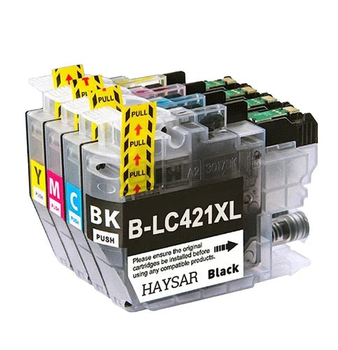 Brother Printers Ink Cartridges LC421XL LC-421 LC-421VAL LC-421XL DCP-J1050DW