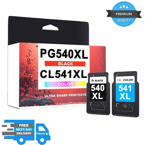 Canon Pixma PG-540XL CL-541XL Ink Cartridges PG540 CL541 TS5150 MG3650s MG4250