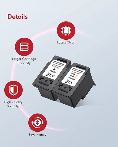 Twin Pack Canon Pixma PG-540XL Black Ink Cartridge PG540 TS5150 MG3650s MG4250