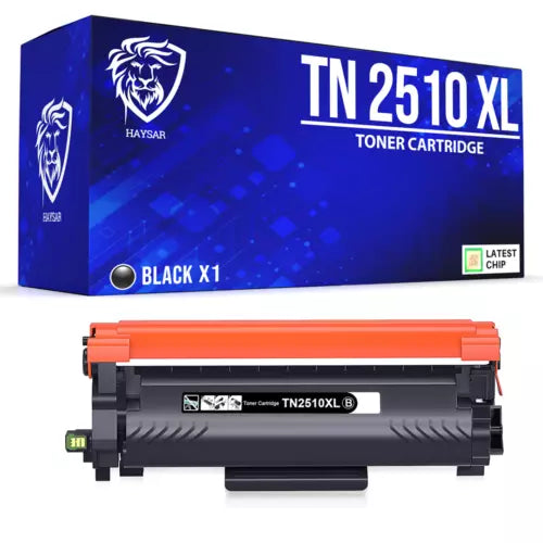 Compatible Brother TN-2510XL High Capacity Black Toner Cartridge For DCP-L2620DW