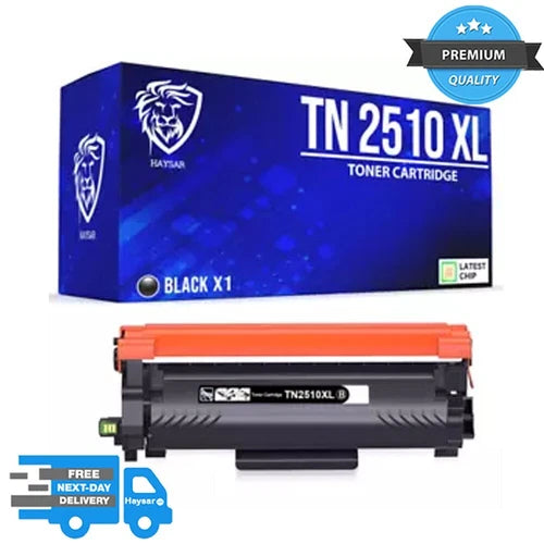 Compatible Brother TN-2510XL High Capacity Black Toner Cartridge For DCP-L2620DW