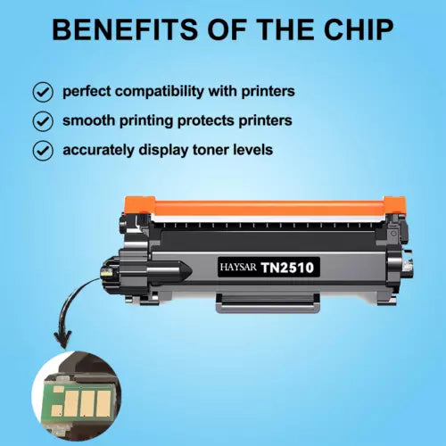 Compatible Brother TN-2510XL High Capacity Black Toner Cartridge For DCP-L2620DW