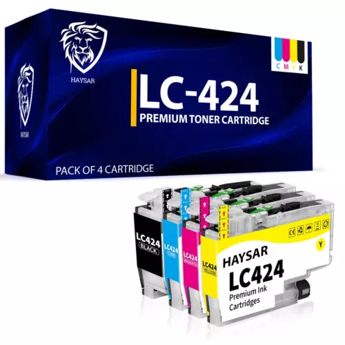Compatible Brother LC424 4-Colour Ink Cartridge Multipack LC424VAL DCP-J1200WE
