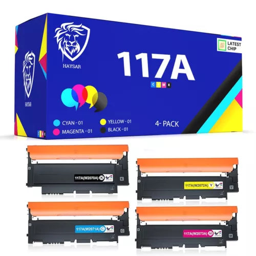 Compatible HP 117A 4-Colour Toner Cartridge HP Laser 150 150nw MFP 178nw 178nwg