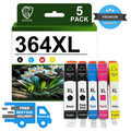 Compatible 5Pack HP 364XL 364 Ink Cartridge For HP 5510 5520 5522 5524 6510 6520