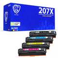 Compatible HP 207X Toner Cartridges 4-Pack HP Colour LaserJet Pro M255DW M283CDW