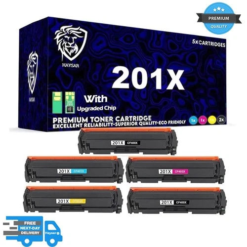 Compatible HP 201X 5x Set Toners For HP Laserjet M252DW M252N M274n M277DW M277N