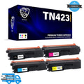 Compatible Brother TN423 High Capacity 4 Colour Toner Cartridges DCP-L8410CDW