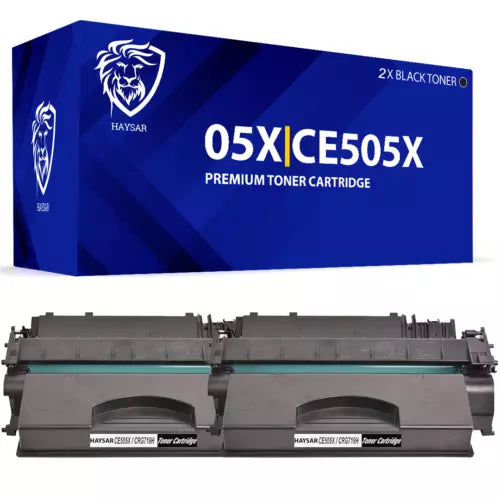 Twin Pack HP 05X Black High Capacity Toner Cartridges CE505X HP LaserJet P2055DN