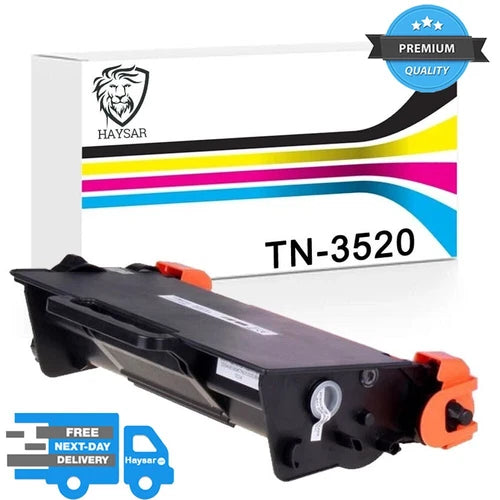 Compatible Brother TN-3520 Ultra High Capacity Black Toner Cartridge HL-L6400