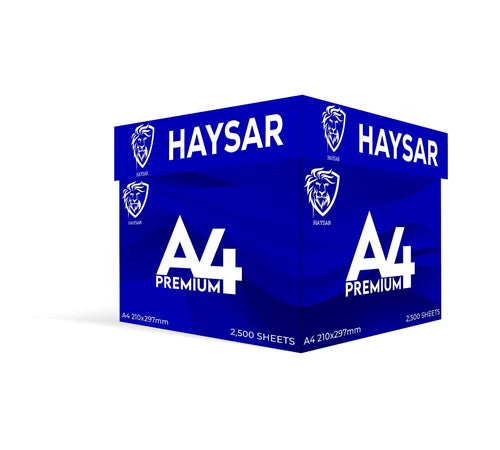 Pack of 5 REAMS of 500 sheets White A4 Copier Printing Paper 80gsm 2500 Sheets