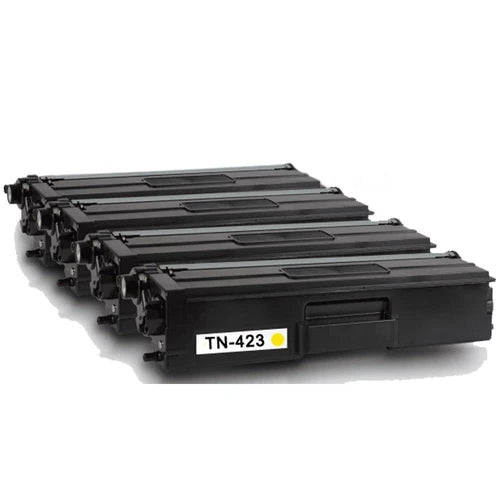Compatible Brother TN-423 High Capacity Multipack 4 Colour CMYK Toner Cartridges