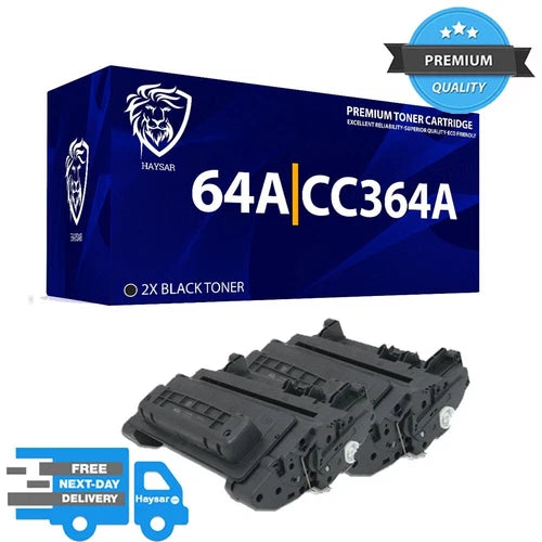 Twin Pack HP 64A Black Toner Cartridge CC364A HP LaserJet P4014 P4015dn P4515n