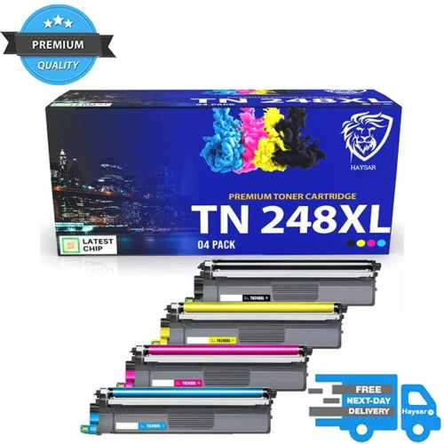 Compatible Brother TN-248XL High Capacity 4 Colour Toner Cartridges DCP-L3515CDW