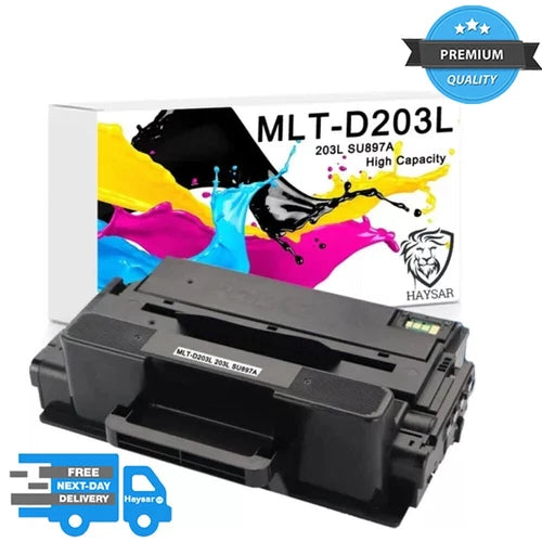 Compatible Samsung 203L High Capacity Black Toner Cartridge MLT-D203L SU897A