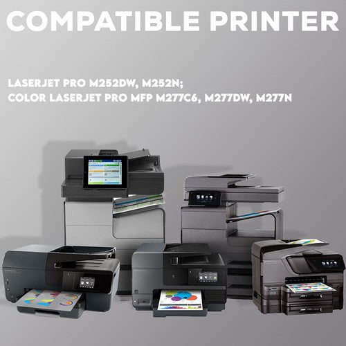 Compatible HP 201X Black Toners For HP Laserjet M252DW M252N M274n M277DW M277N