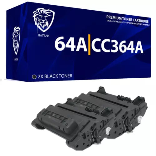 Twin Pack HP 64A Black Toner Cartridge CC364A HP LaserJet P4014 P4015dn P4515n