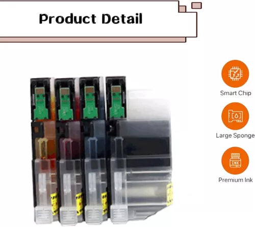 Brother Printers Ink Cartridges LC421XL LC-421 LC-421VAL LC-421XL DCP-J1050DW