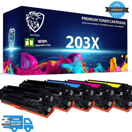 Compatible HP 203X High Capacity 4 Toner Cartridge CMYK HP LaserJet Pro M254dw