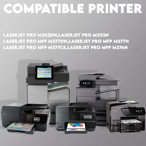Compatible HP 201X 5x Set Toners For HP Laserjet M252DW M252N M274n M277DW M277N
