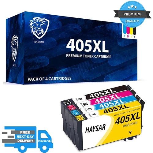 Compatible Epson 405XL High Capacity 4 Colour Combo Ink Cartridges C13T05H64010