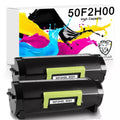 Twin Pack Compatible Lexmark 502H LTCMX510 Toner Cartridge 50F2H00 MS310D MS310D