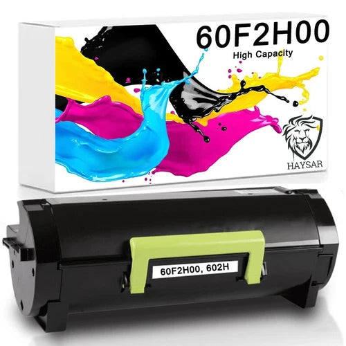 Twin Pack Compatible Lexmark 602H LTCMX510 2x Black Toner 60F2H00 MX310 MX410