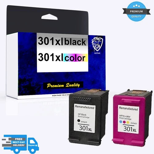 Compatible For HP 301XL High Capacity Multipack Black & Tri-Colour Ink Cartridge