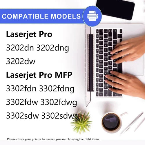 Compatible HP 219A 4-Pack CMYK Toner For 3202dn 3202dw 3202dwe 3302fdn 3302fdng
