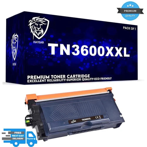 Compatible Brother Printer Black Toner TN3600XXL DCP-L5510DW HL-L5210DN L5210DW