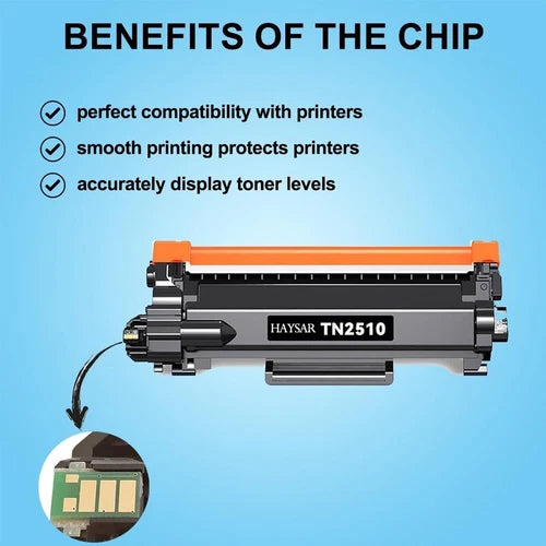 OEM Brother TN-2517 High Capacity Black Toner Cartridge