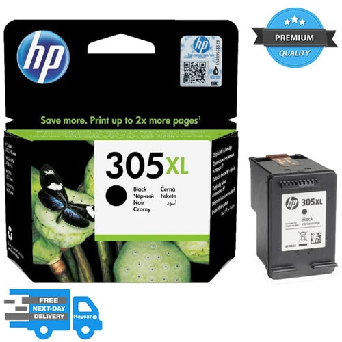 HP 305XL High Capacity Black Ink Cartridge 3YM62AE
