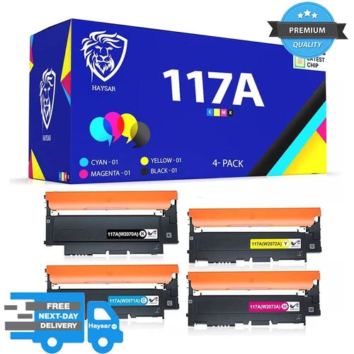 NEW Replacement HP 117A 4-Colour Toner Cartridge HP Laser 150 150a 179fng 179fnw