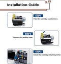 Brother Printers Ink Cartridges LC421XL LC-421 LC-421VAL LC-421XL DCP-J1050DW