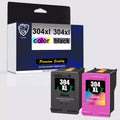 NEW HP 304XL BLACK & TRI COLOUR INK CARTRIDGE 304 FOR ENVY 5000 5010 5020 HP 304