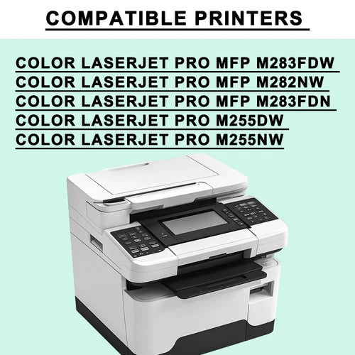 Compatible HP 207X Toner Cartridges 4-Pack HP Colour LaserJet Pro M255DW M283CDW