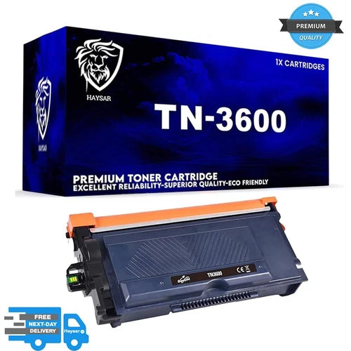 Compatible Brother Printer Black Toner Cartridge TN3600 DCP-L5510DW HL-L5210DN