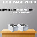 Compatible HP 201X Black Toners For HP Laserjet M252DW M252N M274n M277DW M277N