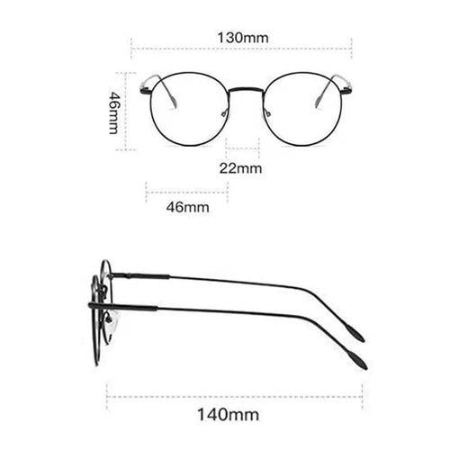 Ergonomic Unisex UV & Anti Blue Light Filter 2-in-1 Transition Reading Glasses