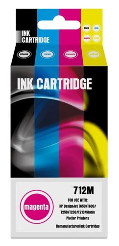 Compatible HP 712 High Capacity 4 Colour Combo Pack Ink Cartridges HP Designjet